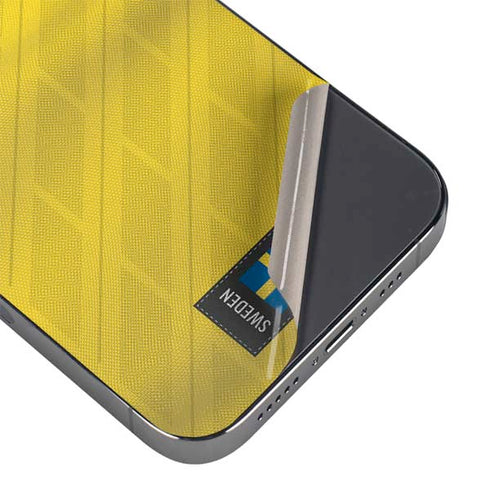 Sweden Soccer Flag iPhone 16 Pro Skin